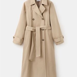 Mango Classic Tan Trench Coat